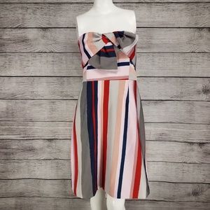 sam edelman strapless bow dress
